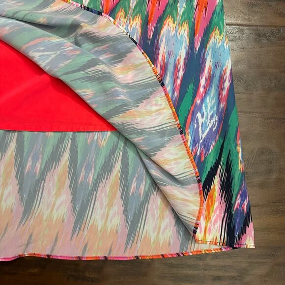 ATHLETA Martinique Dress Colorful Ikat Sleeveless Tasseled Hippie Summer - Picture 7 of 12